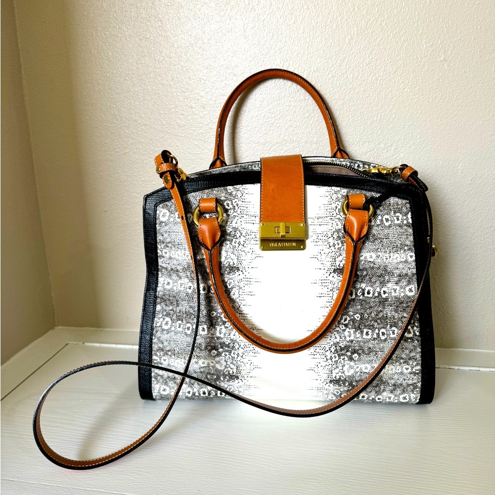 Beautiful Brahmin snakeskin handbag